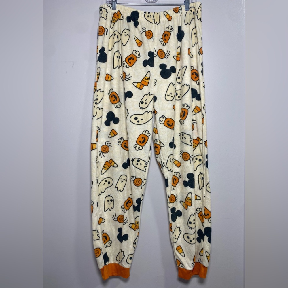 Disney‎ Fun Halloween Pajama Pants Mickey Ghost Candy sz 2XL
